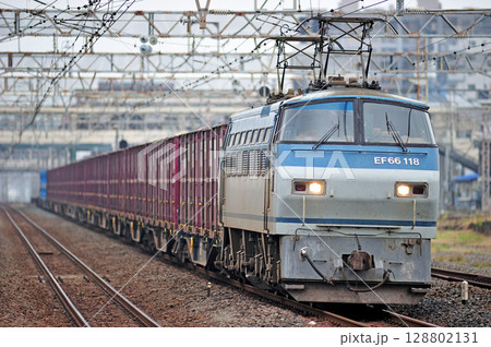 東海道本線　平塚　JR貨物　EF66-118（吹田） 128802131
