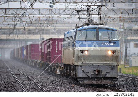東海道本線　平塚　JR貨物　EF66-108（吹田） 128802143