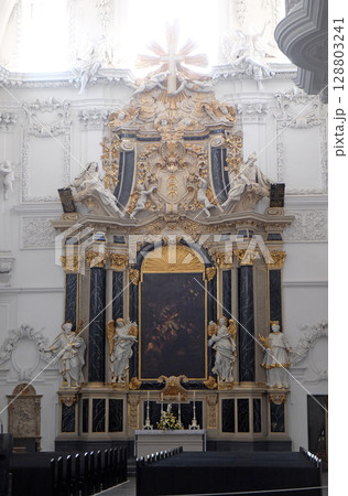 The Dean Altar in Wurzburg Cathedral dedicated to Saint Kilian, Bavaria, Germany 128803241