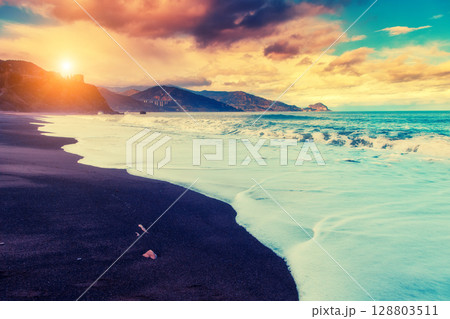 Coast of Sicily 128803511