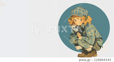 探偵の女の子 探偵の女の子 128804343