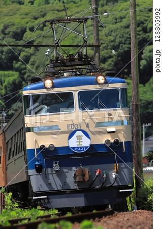 EF65風塗装に復活した大井川鉄道E31形機関車牽引のブルートレイン急行_2025/7/20撮影 128805992