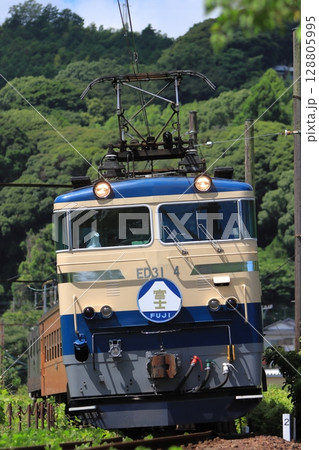 EF65風塗装に復活した大井川鉄道E31形機関車牽引のブルートレイン急行_2025/7/20撮影 EF65風塗装に復活した大井川鉄道E31形機関車牽引のブルートレイン急行_2025/7/20撮影 128805995