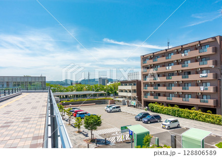 名取駅　東口　防災避難広場　歩道橋　名取駅東西自由通路 128806589