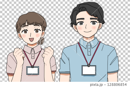 介護士のイラスト 介護士のイラスト 128806854