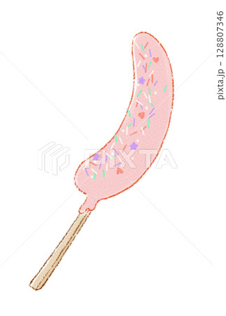 チョコバナナ(ピンク) チョコバナナ(ピンク) 128807346