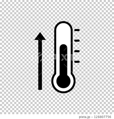 Thermometer simple icon Thermometer simple icon 128807756