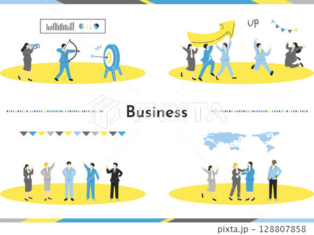 ビジネスシーン素材集 ビジネスシーン素材集 128807858