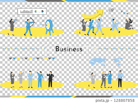 ビジネスシーン素材集 ビジネスシーン素材集 128807858