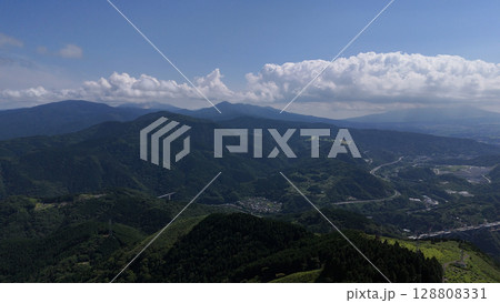 大野山からの風景（空撮） - 神奈川県南足柄郡山北町,日本 128808331