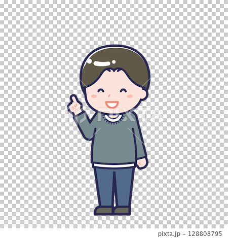 Plain-clothed adult / diagonal / male 13 Plain-clothed adult / diagonal / male 13 128808795