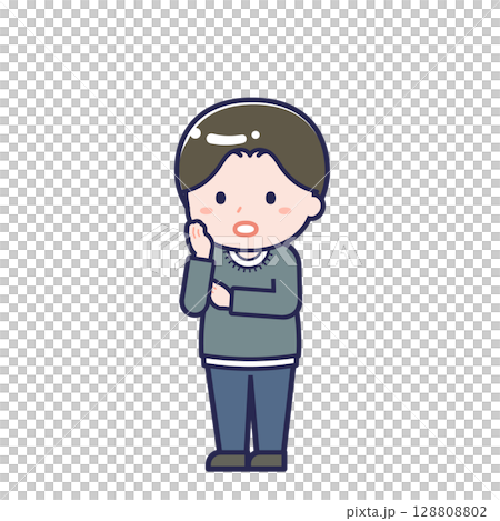 Plain-clothes adult / diagonal / male 20 128808802