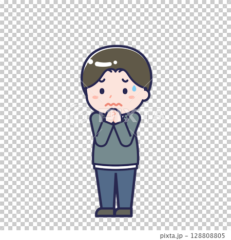 Plain-clothed adult / diagonal / male 23 Plain-clothed adult / diagonal / male 23 128808805