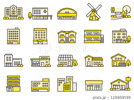住宅・建築アイコン06 Housing & Architecture icons 住宅・建築アイコン06 Housing & Architecture icons 128809599