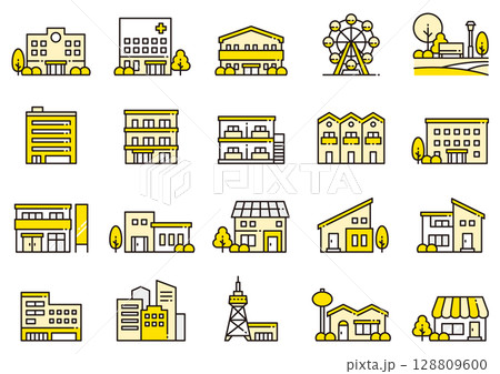 住宅・建築アイコン09　Housing & Architecture icons 128809600