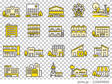 住宅・建築アイコン09　Housing & Architecture icons 128809600