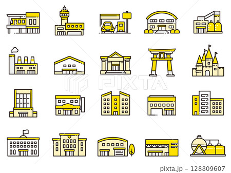 住宅・建築アイコン30 Housing & Architecture icons 住宅・建築アイコン30 Housing & Architecture icons 128809607