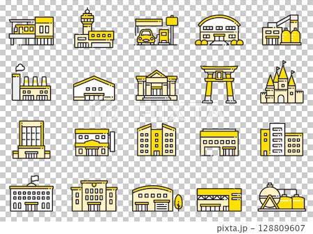 住宅・建築アイコン30 Housing & Architecture icons 住宅・建築アイコン30 Housing & Architecture icons 128809607