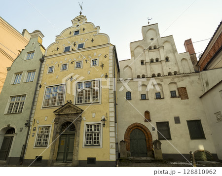 ラトビア・リガ 三人兄弟の家 Three Brothers House, Riga, Latvia 128810962