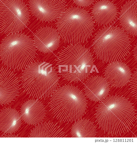花火を連想させる和調の抽象柄 128811201