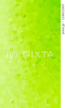 和紙風グラデーション背景　黄緑色 128812007