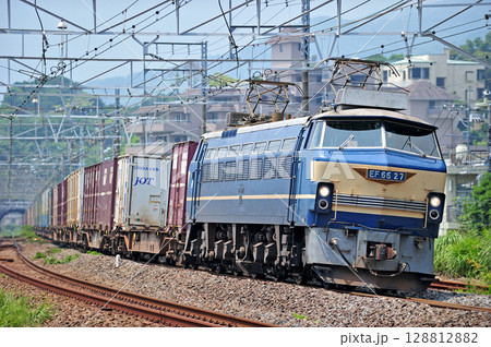 東海道本線 真鶴 JR貨物 EF66-27(吹田) 東海道本線 真鶴 JR貨物 EF66-27(吹田) 128812882