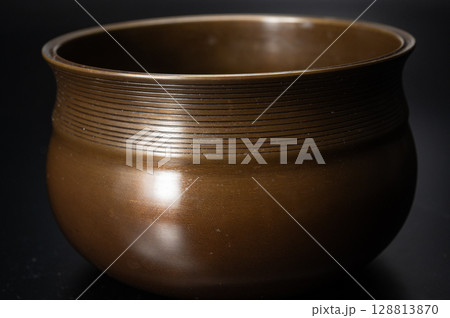 唐銅口糸目建水|淡々斎好の茶道具 唐銅口糸目建水|淡々斎好の茶道具 128813870