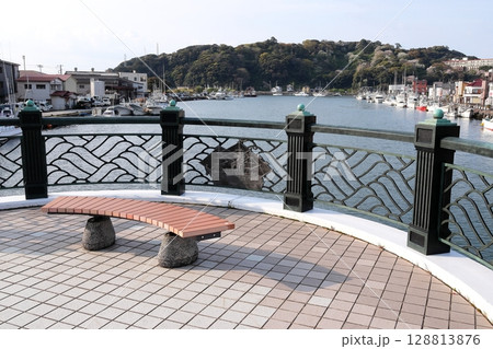 伊豆半島　下田港湾風景　静岡県 128813876