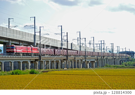 津軽海峡線　知内－木古内　JR貨物　EH800-1（函館） 128814300