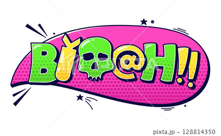 Colorful sticker word. Colorful sticker word. 128814350