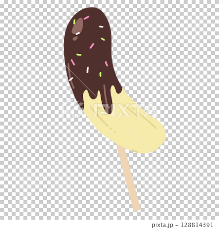 巧克力香蕉 128814391