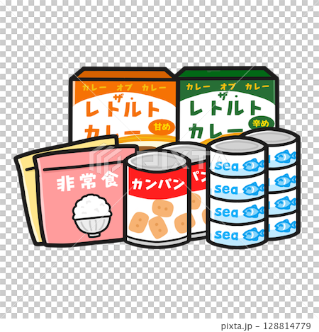 Emergency food set 128814779