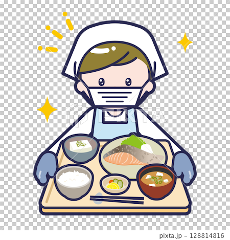 提供食物的男人 提供食物的男人 128814816