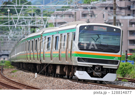 東海道本線　万鶴　JR東日本　E231系1000番台　S-20編成（国府津） 128814877