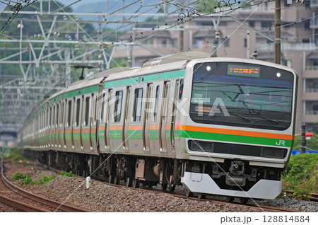 東海道本線　万鶴　JR東日本　E231系1000番台　S-28編成（国府津） 128814884