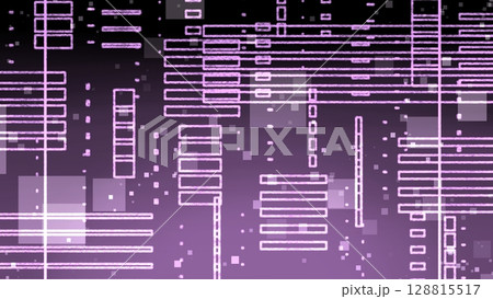 ピンクのデジタルテクノロジーラインアブストラクト背景素材 ピンクのデジタルテクノロジーラインアブストラクト背景素材 128815517