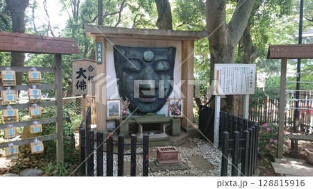 台東区上野公園にある上野大仏 128815916