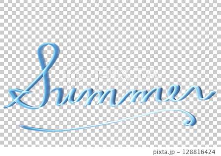 Blue calligraphy Summer png Blue calligraphy Summer png 128816424