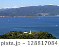 友ヶ島から見る灯台と海 128817084