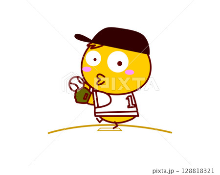 ひよこのピッチャー 128818321