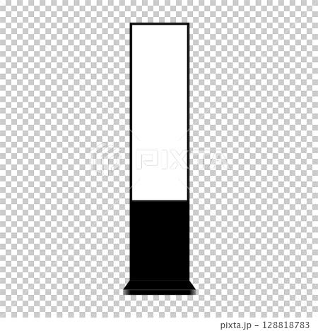 數位看板前視圖向量插圖 128818783