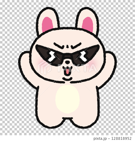 一隻淘氣的小兔子 一隻淘氣的小兔子 128818952