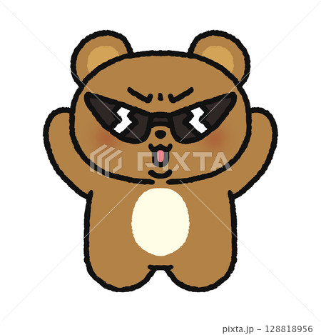 ちょい悪なクマ 128818956