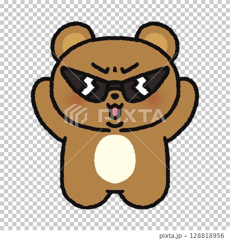ちょい悪なクマ 128818956