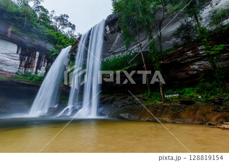 Huai Luang Waterfall, is a large waterfall located in Phu Chong-Na Yoi National Park,Ubon Ratchathani,Thailand 128819154