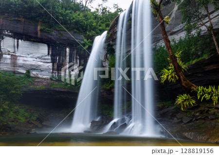 Huai Luang Waterfall, is a large waterfall located in Phu Chong-Na Yoi National Park,Ubon Ratchathani,Thailand 128819156
