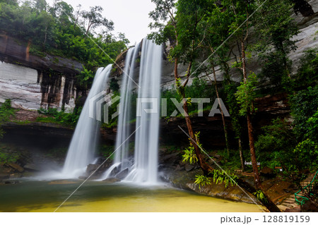 Huai Luang Waterfall, is a large waterfall located in Phu Chong-Na Yoi National Park,Ubon Ratchathani,Thailand Huai Luang Waterfall, is a large waterfall located in Phu Chong-Na Yoi National Park,Ubon Ratchathani,Thailand 128819159