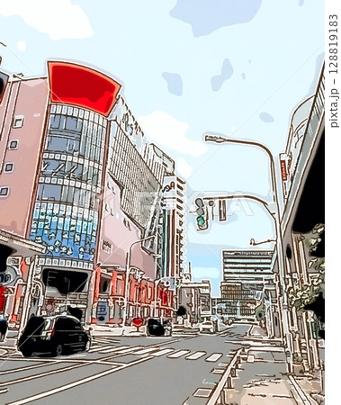 青森駅前 128819183