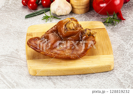 Smoked pork ear snack appetizer Smoked pork ear snack appetizer 128819232