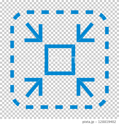 Size reduction icon illustration 128819402